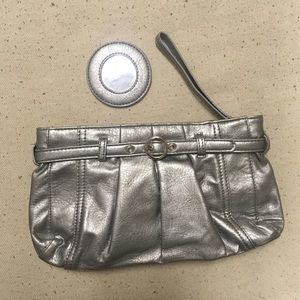 Neiman Marcus Clutch+Make up Mirror NWOT